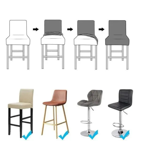 Barkrukhoes van stretch velours