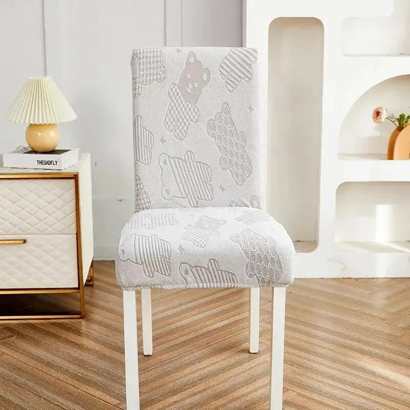 Stoelhoes jacquard, geweven dessin