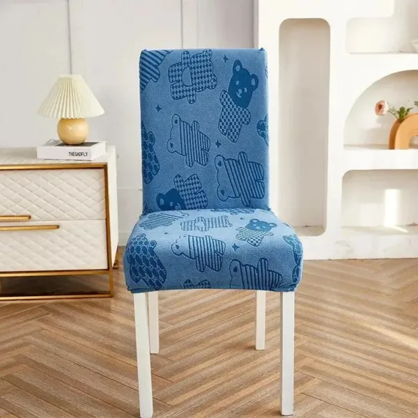Stoelhoes jacquard, geweven dessin