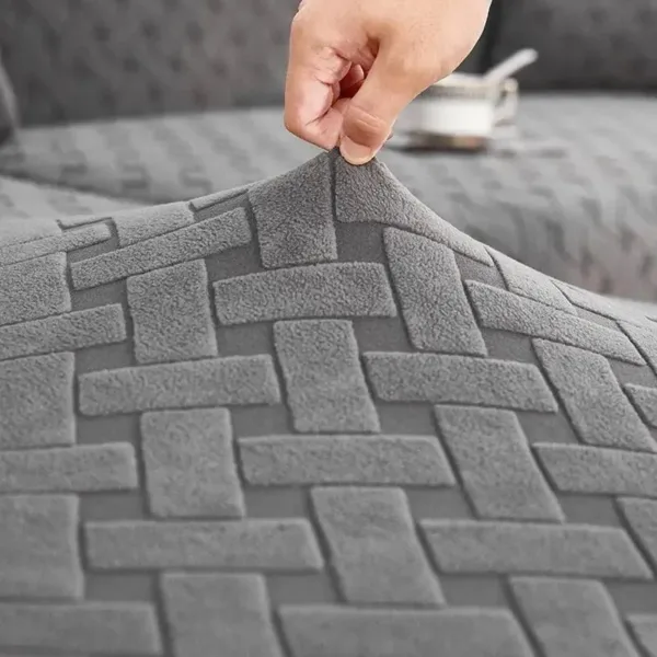 Stoelhoes jacquard, geweven dessin