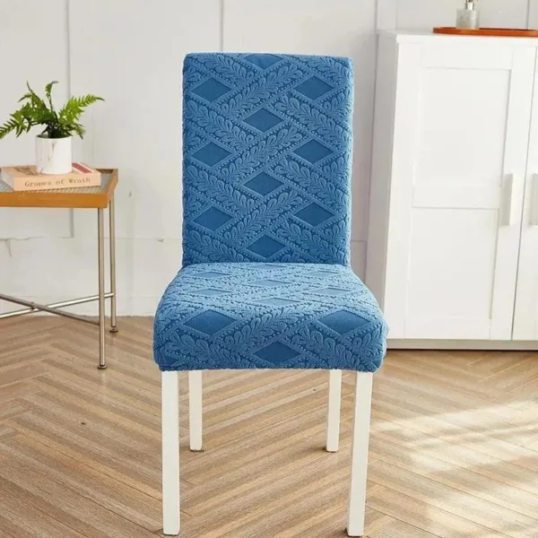 Stoelhoes jacquard, geweven dessin