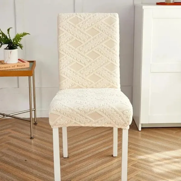 Stoelhoes jacquard, geweven dessin