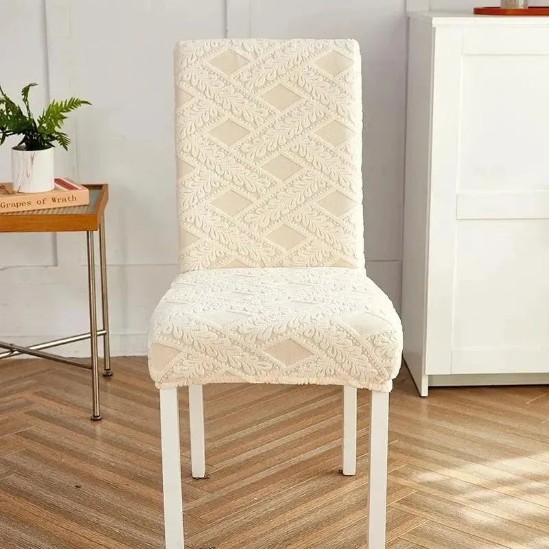 Stoelhoes jacquard, geweven dessin