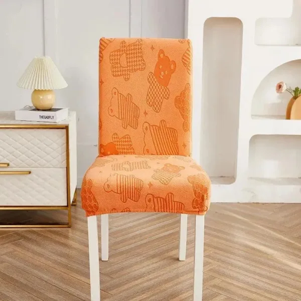 Stoelhoes jacquard, geweven dessin