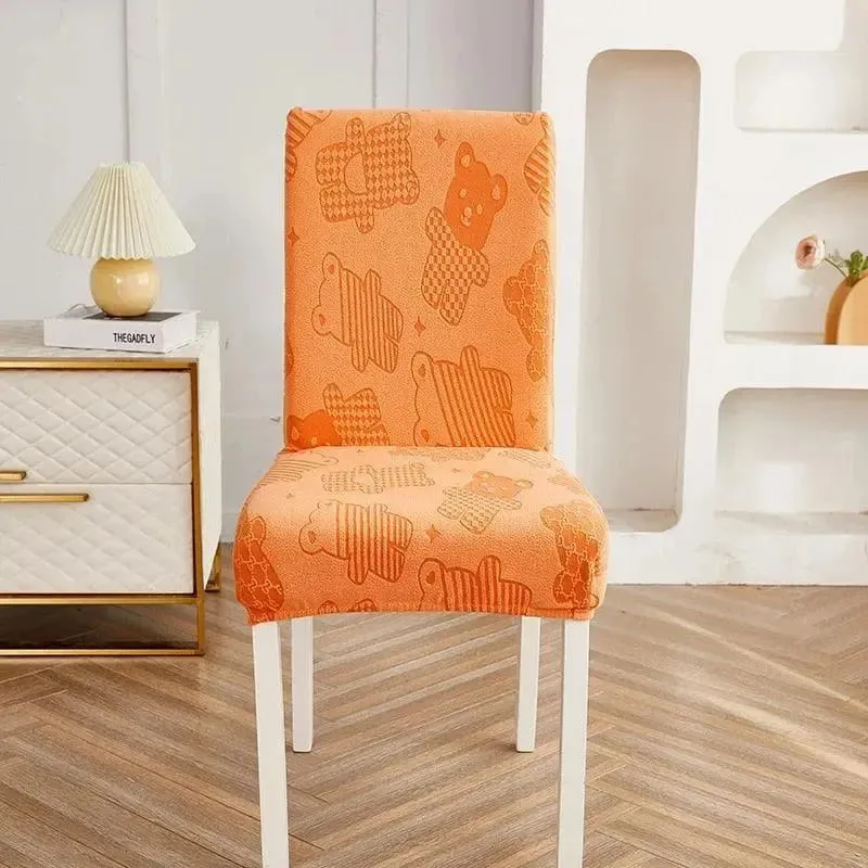 Stoelhoes jacquard, geweven dessin