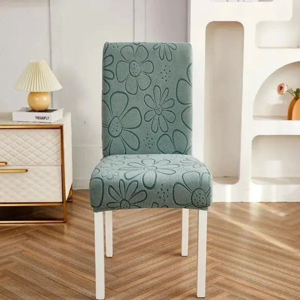 Stoelhoes jacquard, geweven dessin