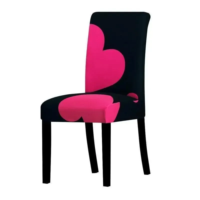 Stoelhoes zwart met roze harten