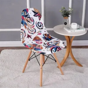 Scandinavische stoelhoes, kleurrijk paisleymotief