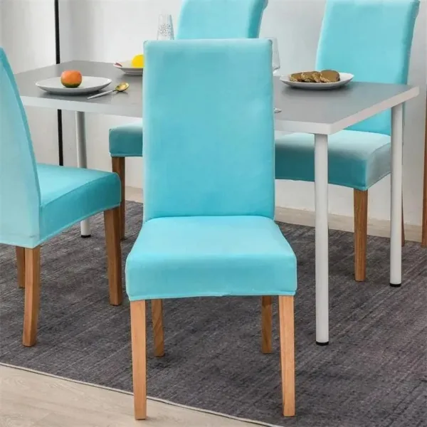 Stoelhoes van stretch velours