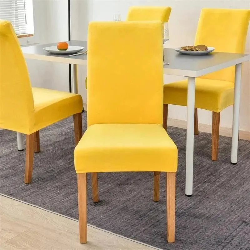 Stoelhoes van stretch velours