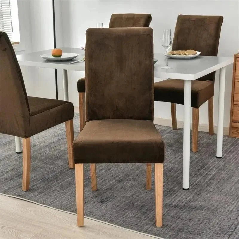 Stoelhoes van stretch velours