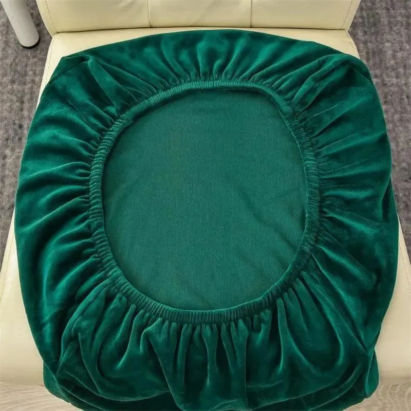 Stoelhoes van stretch velours