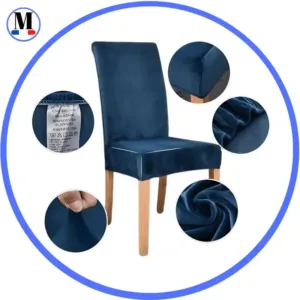 Stoelhoes van stretch velours