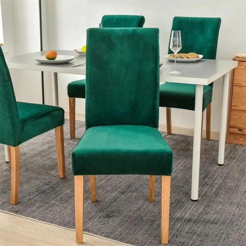 Stoelhoes van stretch velours