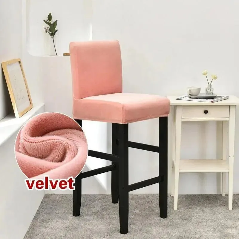Barkrukhoes van stretch velours