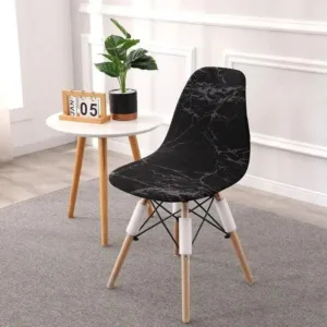 Scandinavische stoelhoes, marmermotief