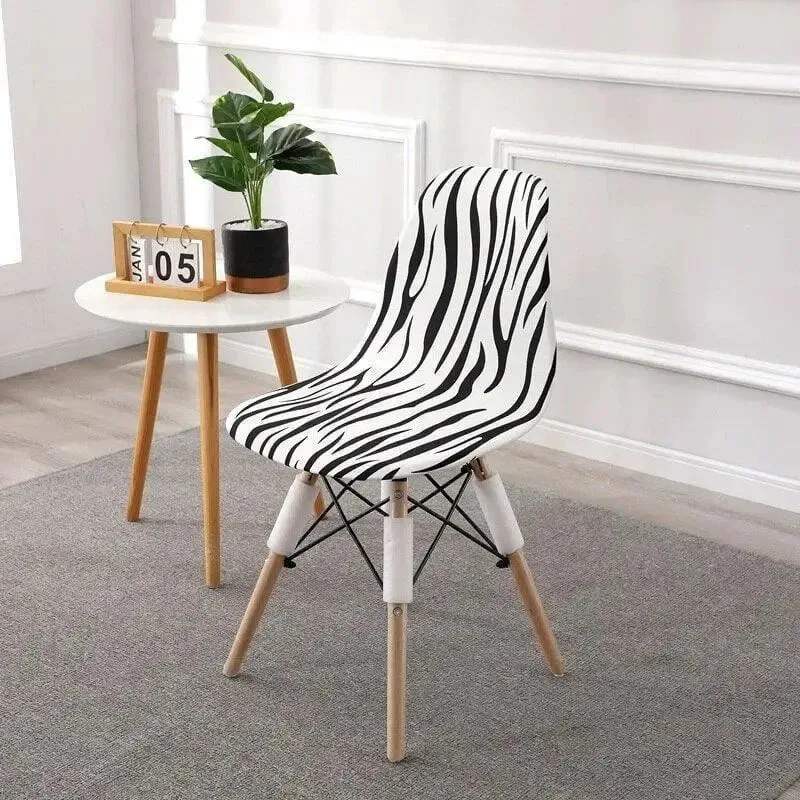 Scandinavische stoelhoes, zebramotief