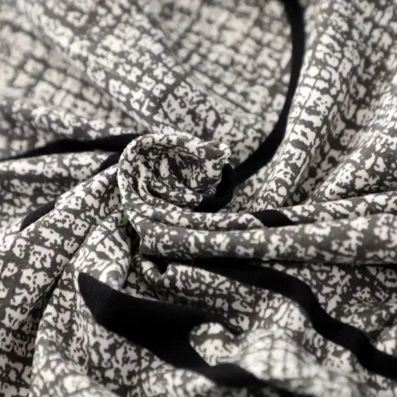 Scandinavische stoelhoes, zebramotief