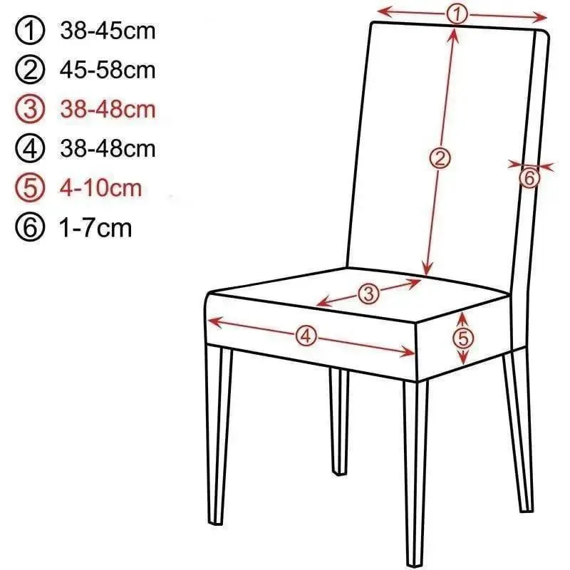 Stoelhoes klassiek stretch, rood