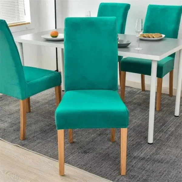 Stoelhoes van stretch velours