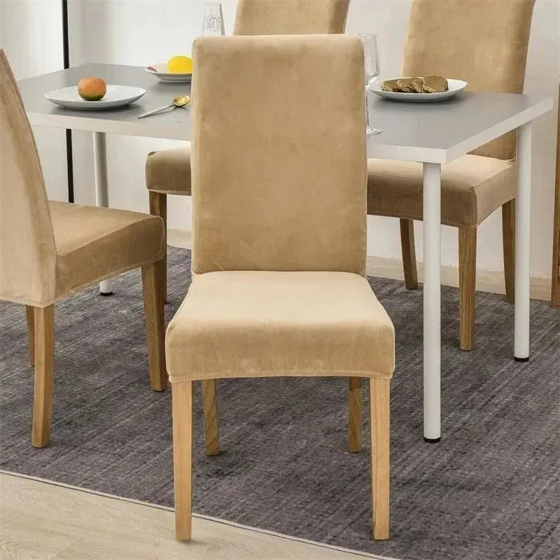 Stoelhoes van stretch velours